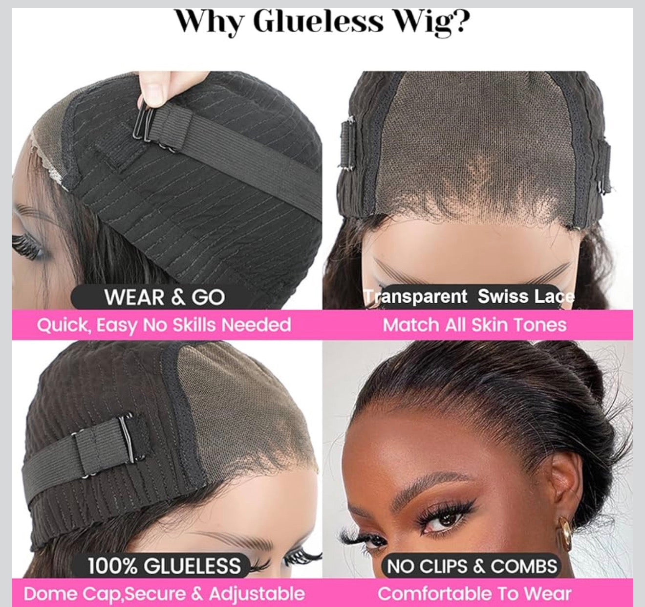 SAMA HAIR COLLECTION 7*5 wear and go glueless human hair