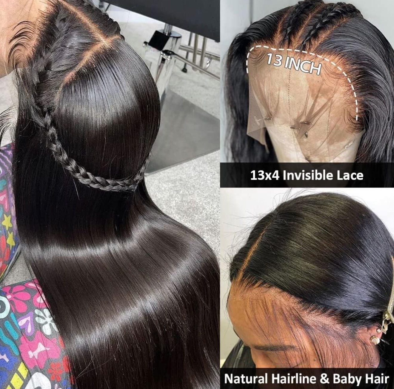 SAMA HAIR COLLECTION 13*6 Straight human hair