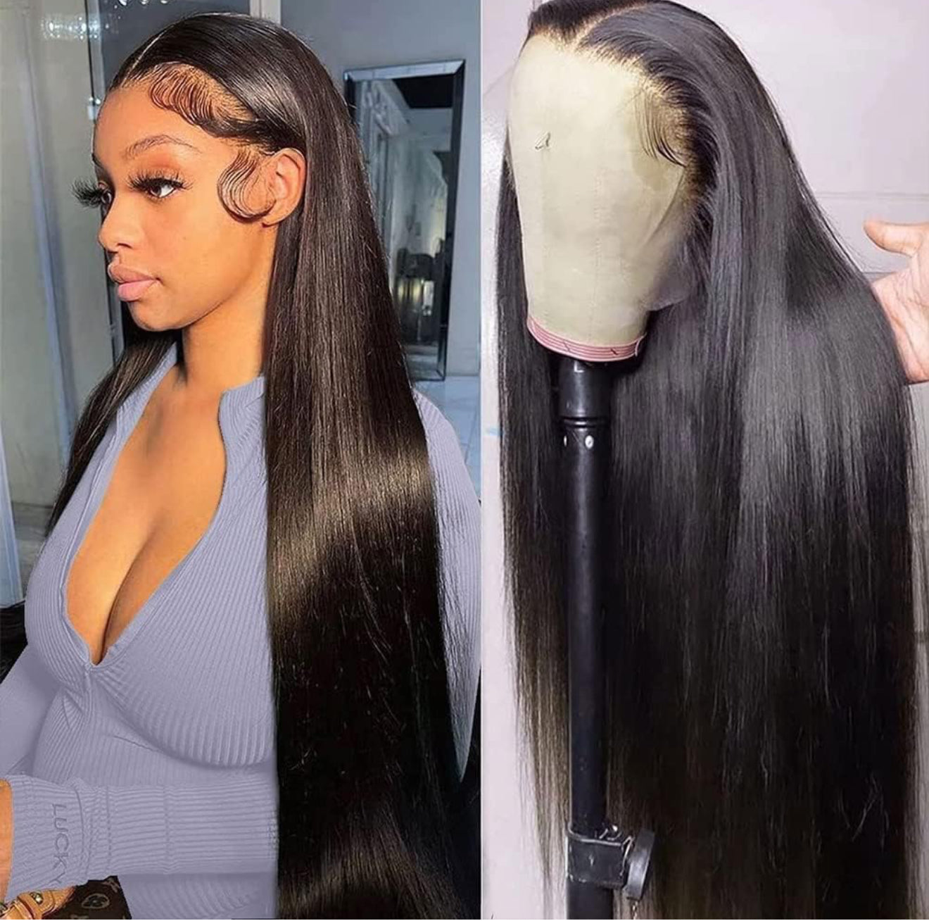 SAMA HAIR COLLECTION 13*6 Straight human hair