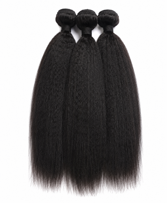 SAMA HAIR COLLECTION Kinky Straight Bundles Human Hair