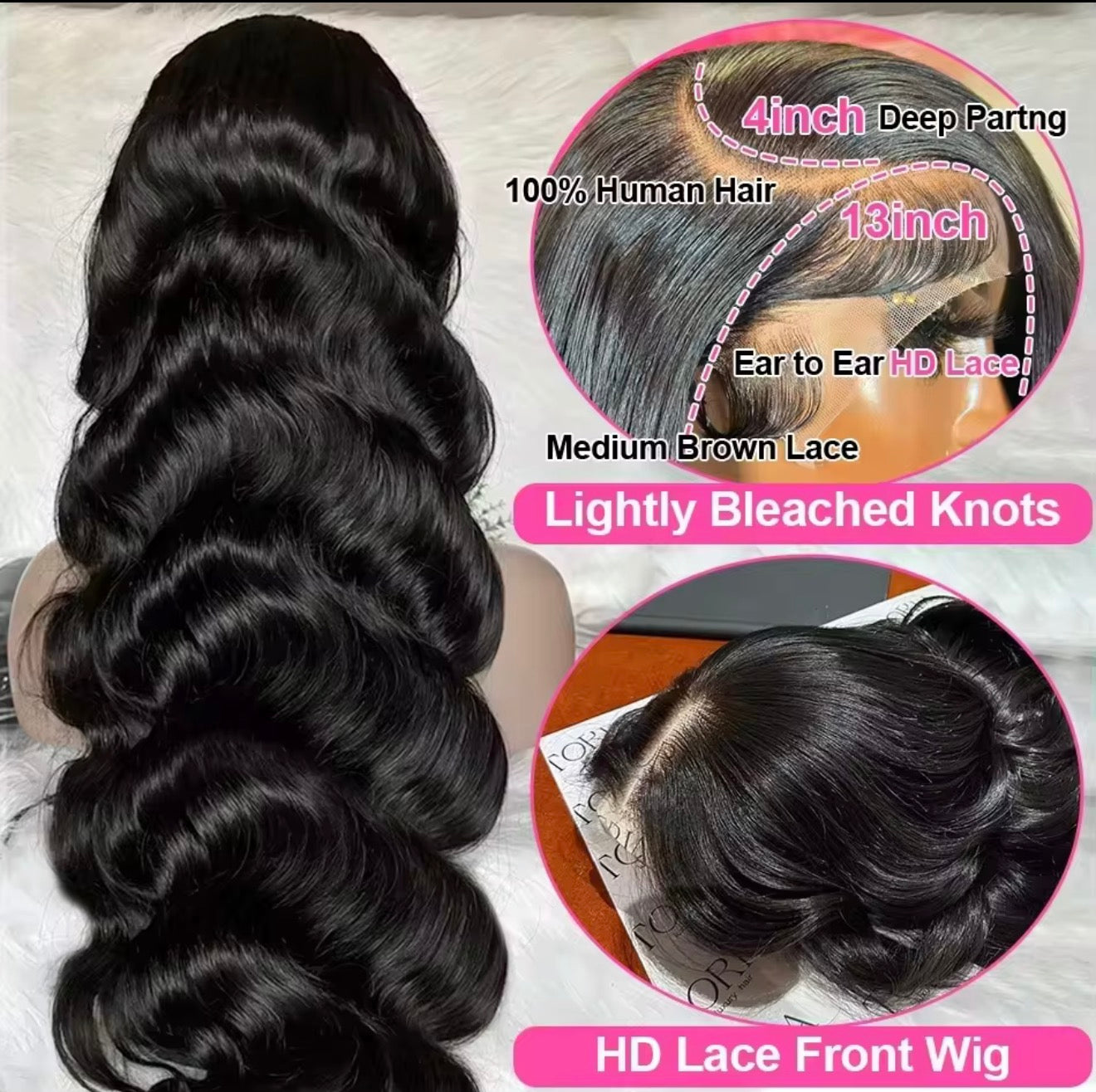 SAMA HAIR COLLECTION 13*5 body wave human hair