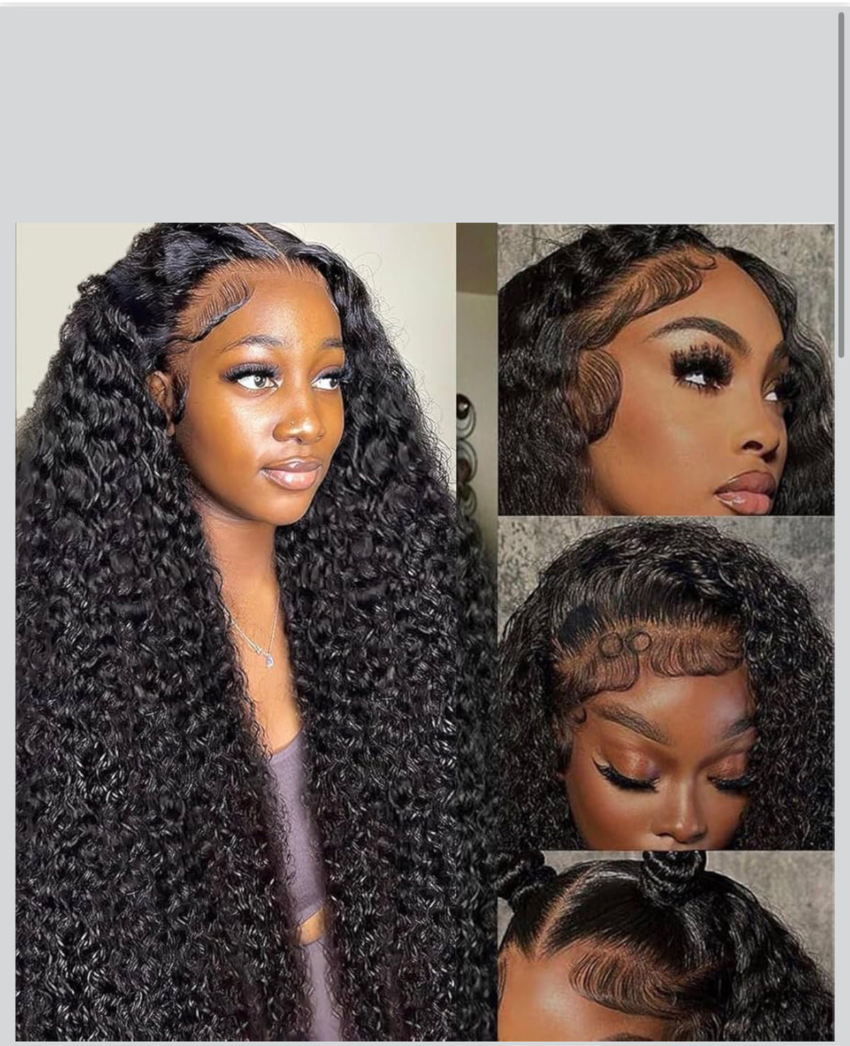 SAMA HAIR COLLECTION 13*6 deep wave wig human hair
