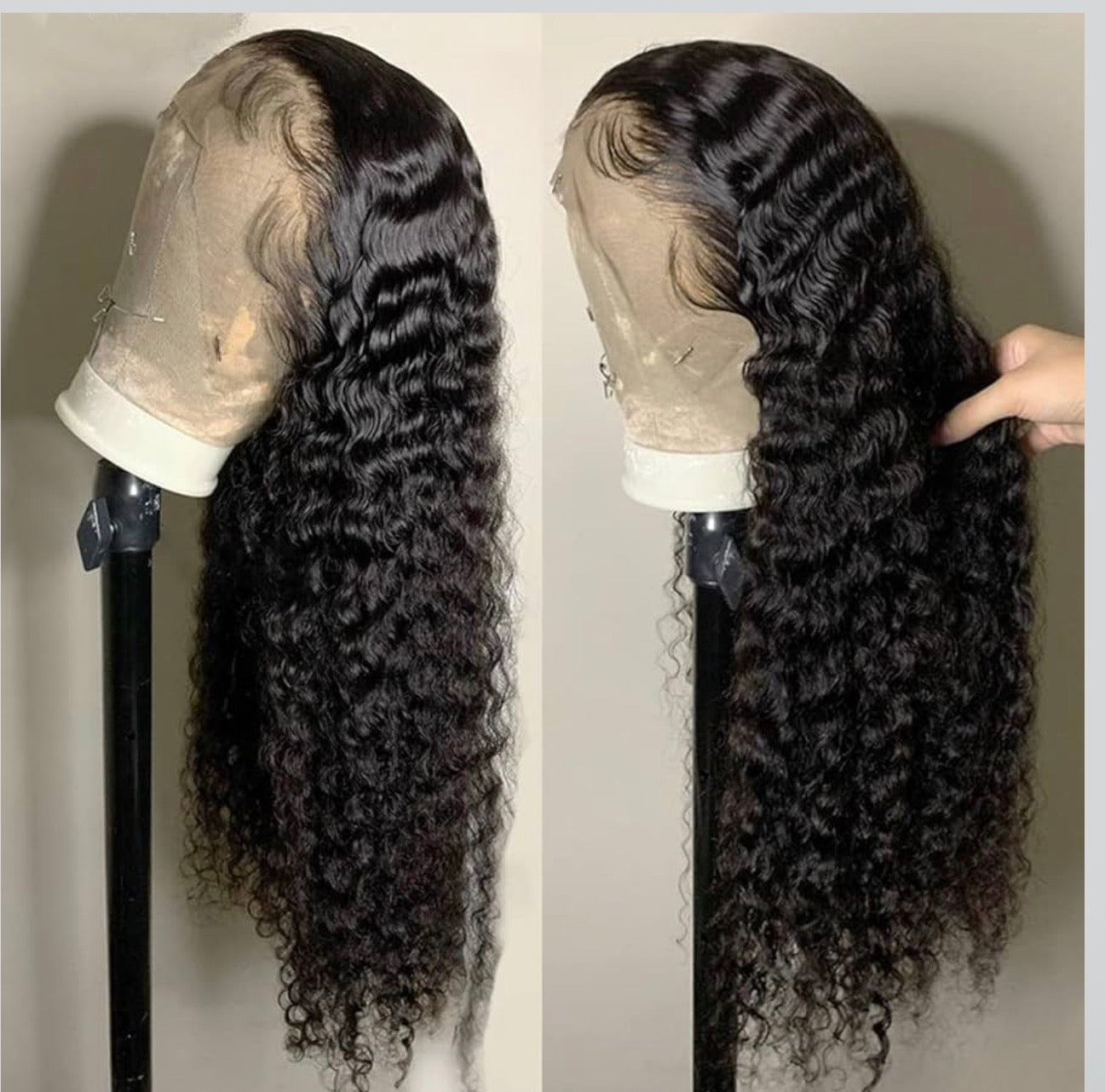 SAMA HAIR COLLECTION 13*6 deep wave wig human hair